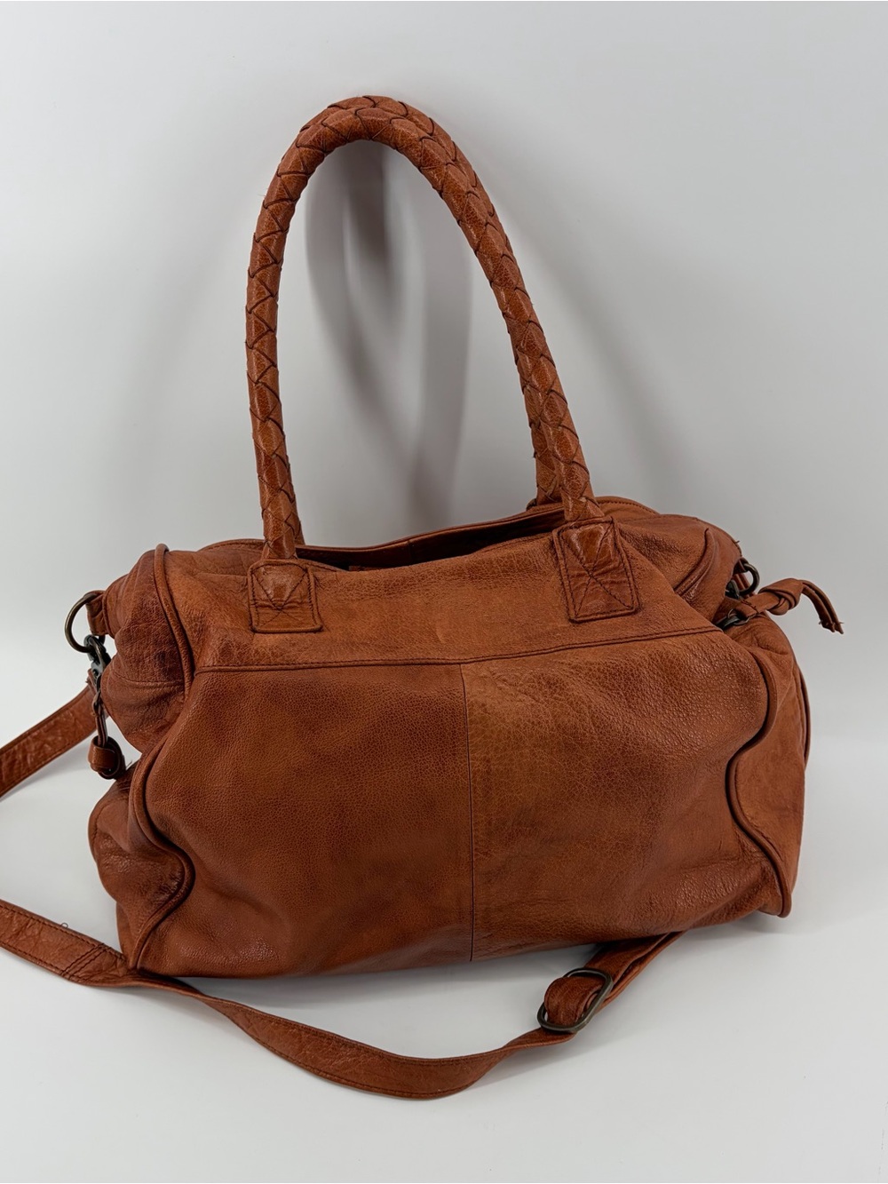 Day & Mood Leather Satchel "Phoebe" Tote,